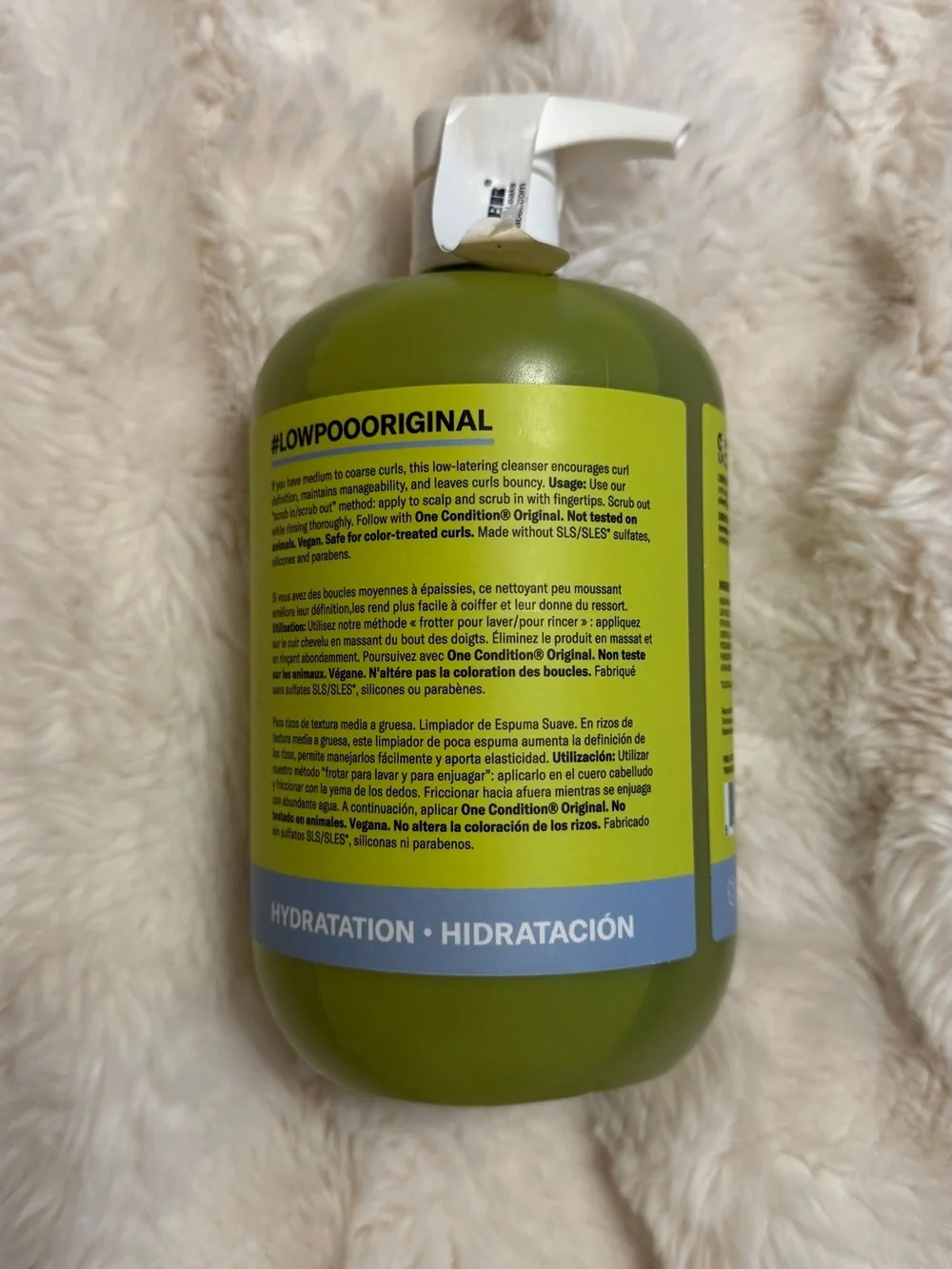 DevaCurl Low-Poo Original Mild Lather Cleanser - Green NEW 32oz With Punp